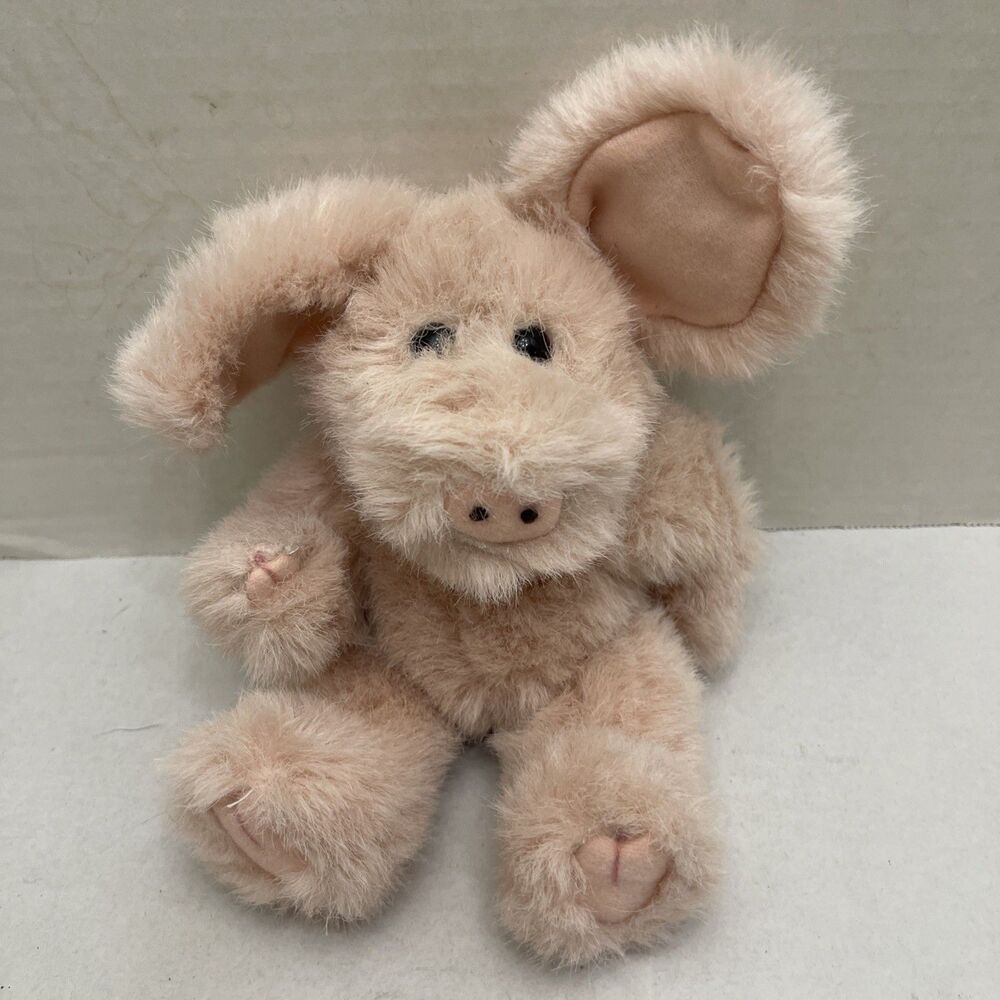 Boyds Bear Plush Pink Rosie O'Pigg Jointed Plush Pig RETIRED Boyds Bear Stuffed